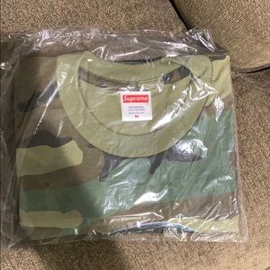 Supreme-creeper tee-woodland camo